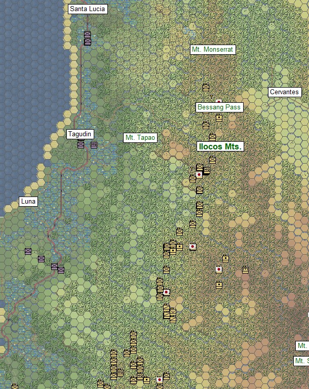 Bessang Pass map